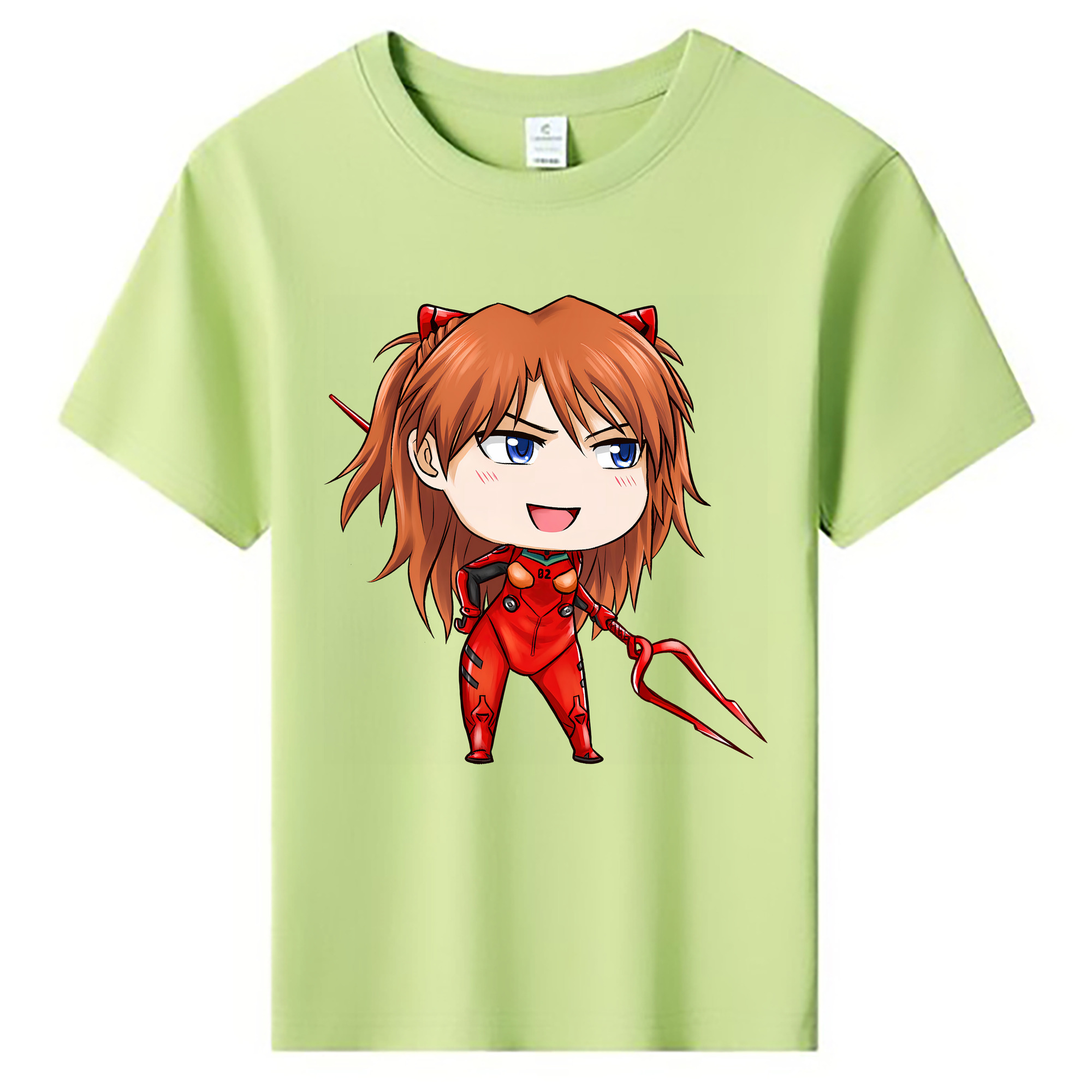 （画像用） EVA 新世紀エヴァンゲリオン 綿100％キッズTシャツ（フロントプリント）